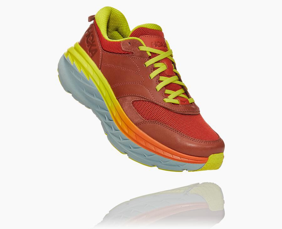 Hoka One One Bondi L Löparskor Dam - Röda - ZMODP-5092